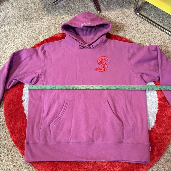 FW20 Supreme S Logo Hooded Sweatshirt Large - Picture 5 of 6